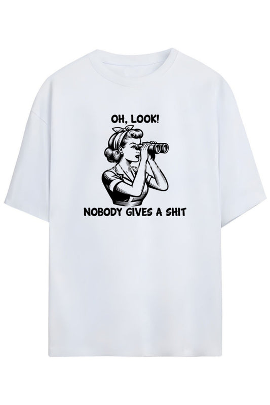 İronik Yazılı Retro Tasarimi Unisex Pamuklu T-shirt
