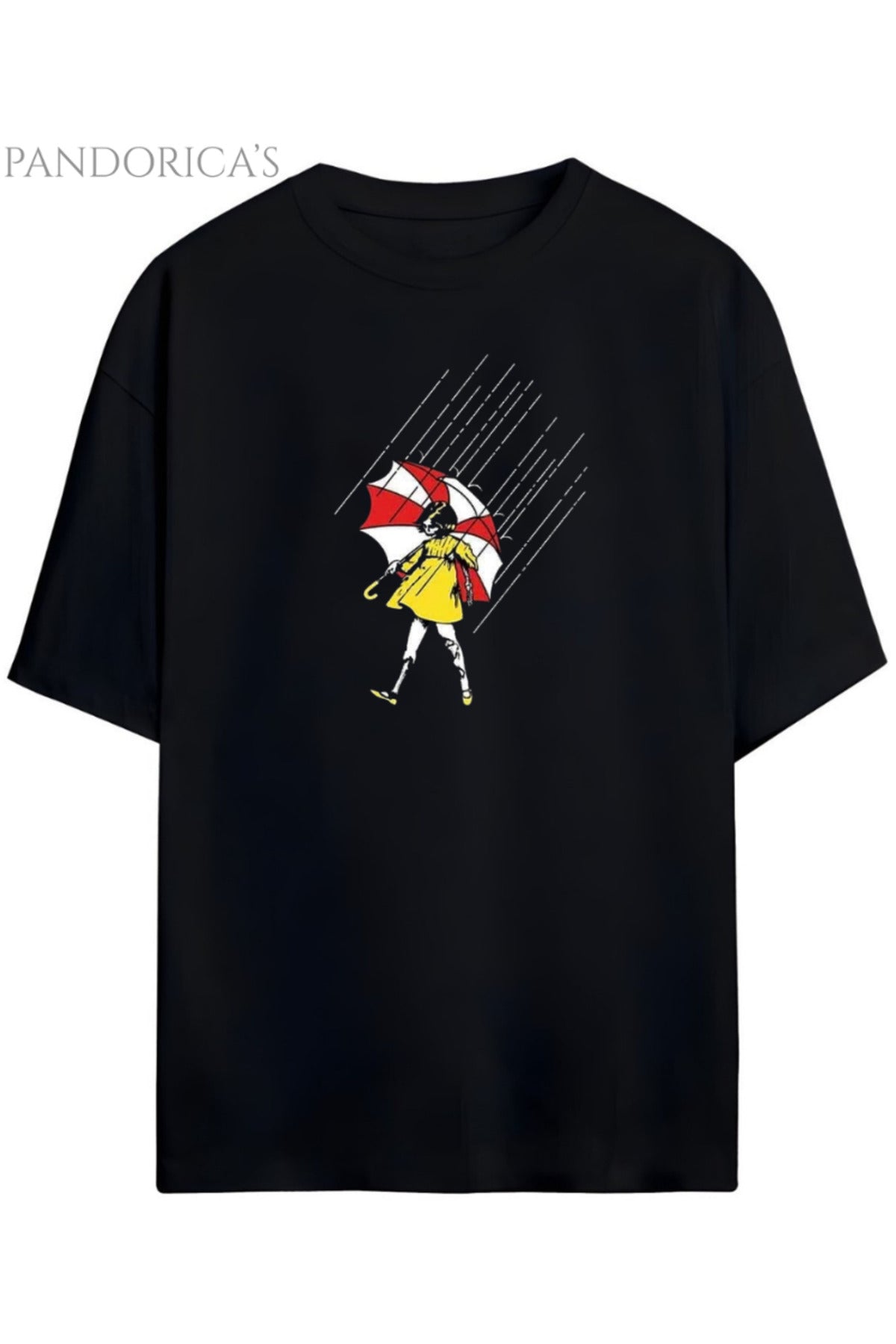 Pandorica's Resident Evil Tasarımı Ön Baskılı Ve Ense Yazılı Unisex Pamuklu T-Shirt