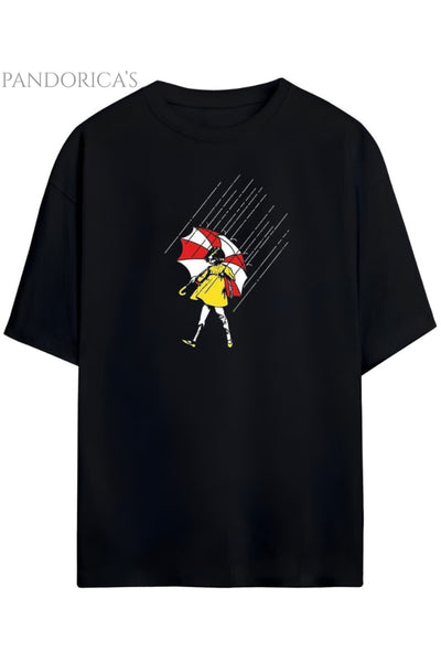 Pandorica's Resident Evil Tasarimi Ön Baskılı ve Ense Yazılı Unisex Pamuklu T-shirt