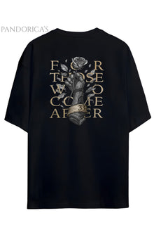Pandorica's Expedition 33 Clair Obscure Sırt ve Göğüs Tasarımı Unisex Pamuklu T-shirt