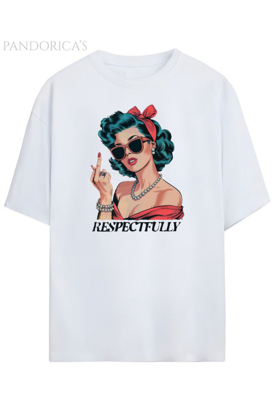 Pandorica's İronik Retro Tasarim Unisex Pamuklu T-shirt