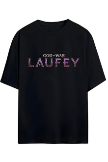 GOD OF WAR LAUFEY YAZILI BASKILI UNISEX PAMUKLU GAMER TİŞÖRT