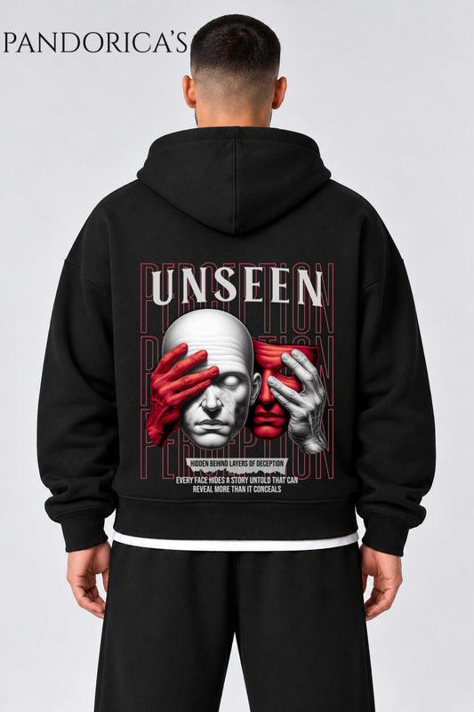 Urban Streetwear Konseptli Unisex Oversize Yazılı SIRT Baskılı Pamuklu Kapüşonlu Fermuarlı Hırka