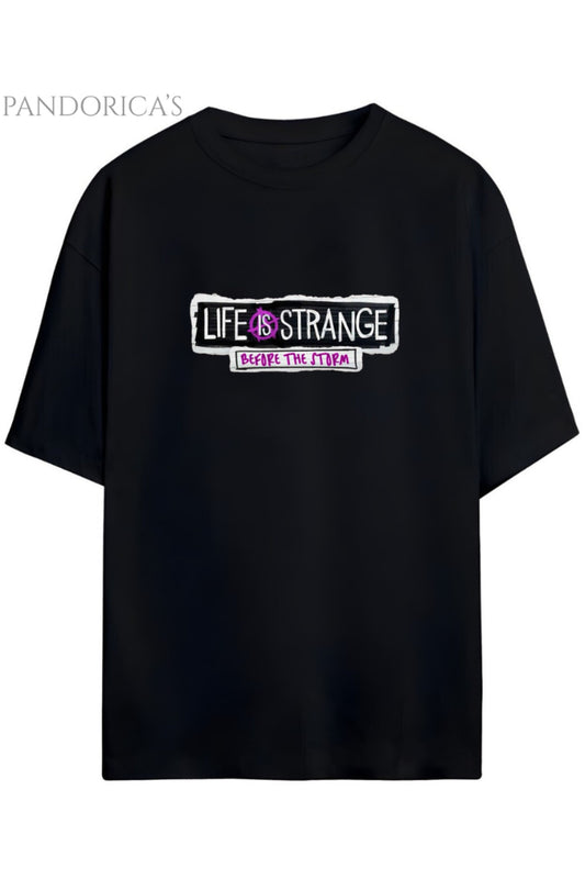 LIFE IS STRANGE TASARIM SERİSİ BASKILI PAMUKLU RELAXED KALIP UNISEX TİŞÖRT