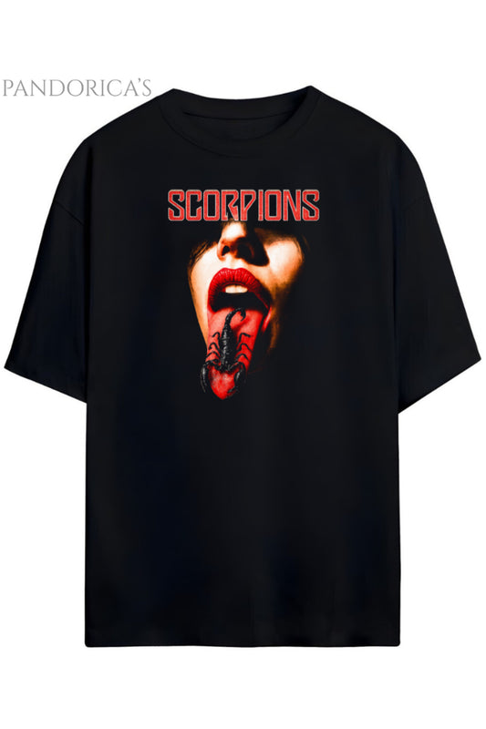 Pandorica’s Scorpions Tasarımı Unisex Pamuklu T-shirt