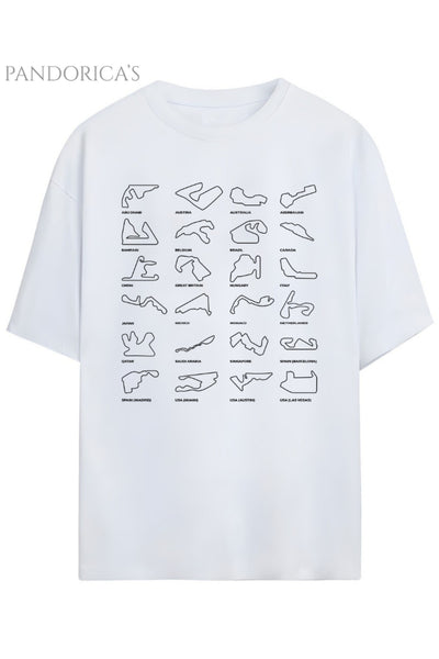 Pandorica's Grand Prix 2026 Tasarımı Unisex Pamuklu T-shirt