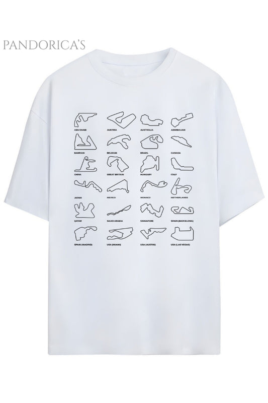 Pandorica's Grand Prix 2026 Tasarımı Unisex Pamuklu T-shirt