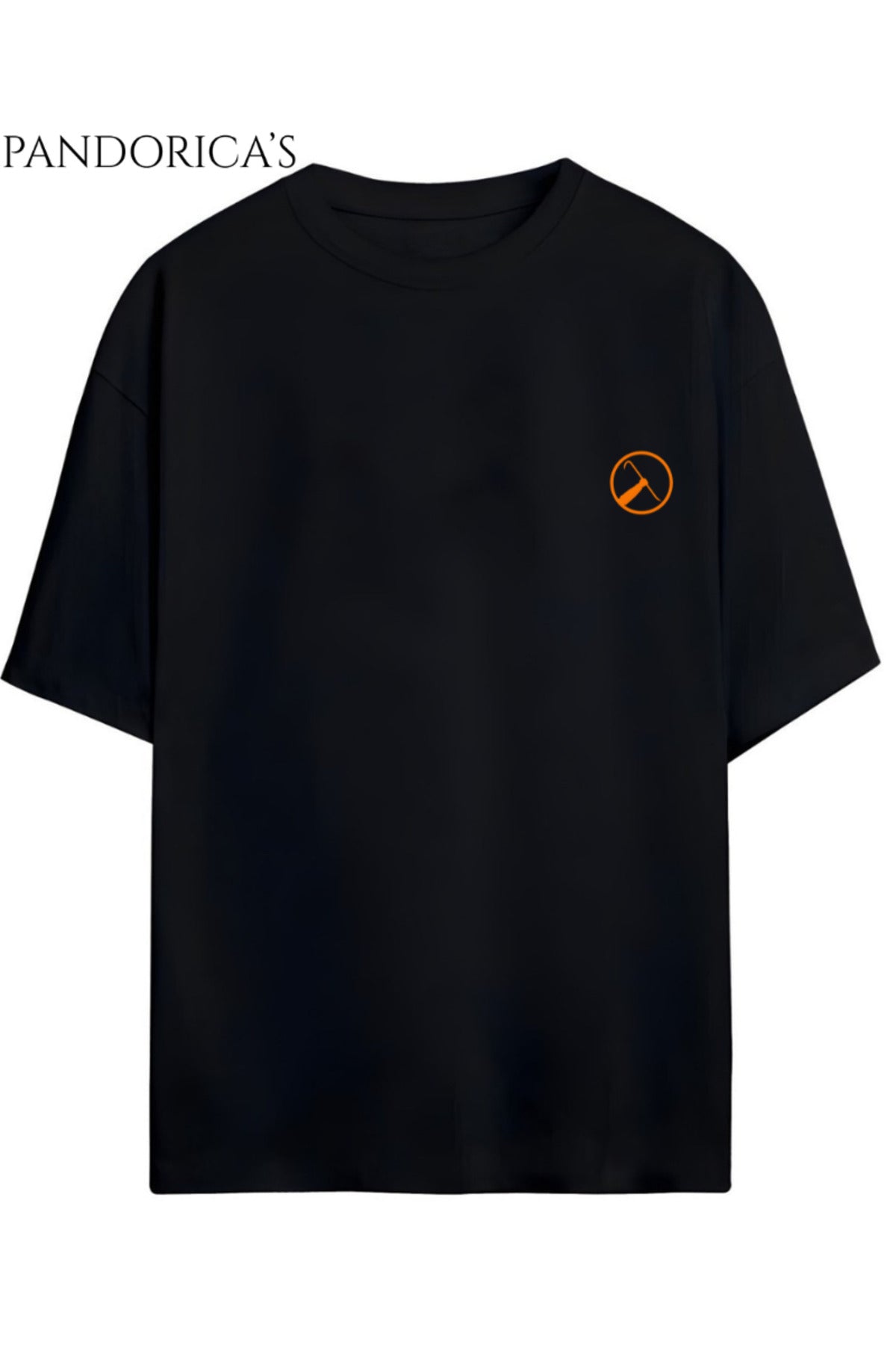 Siyah Half Life Tasarım Serisi "Black Mesa" Sırt Ve Göğüs Baskılı Yazılı Pamuklu Relaxed Kalıp Gamer T-Shirt - 96
