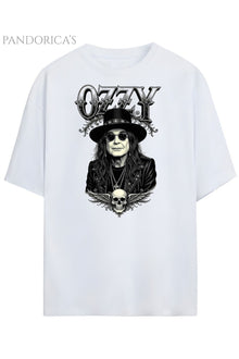 Pandorica's Ozzy Osbourne Tasarımı Unisex Pamuklu T-shirt