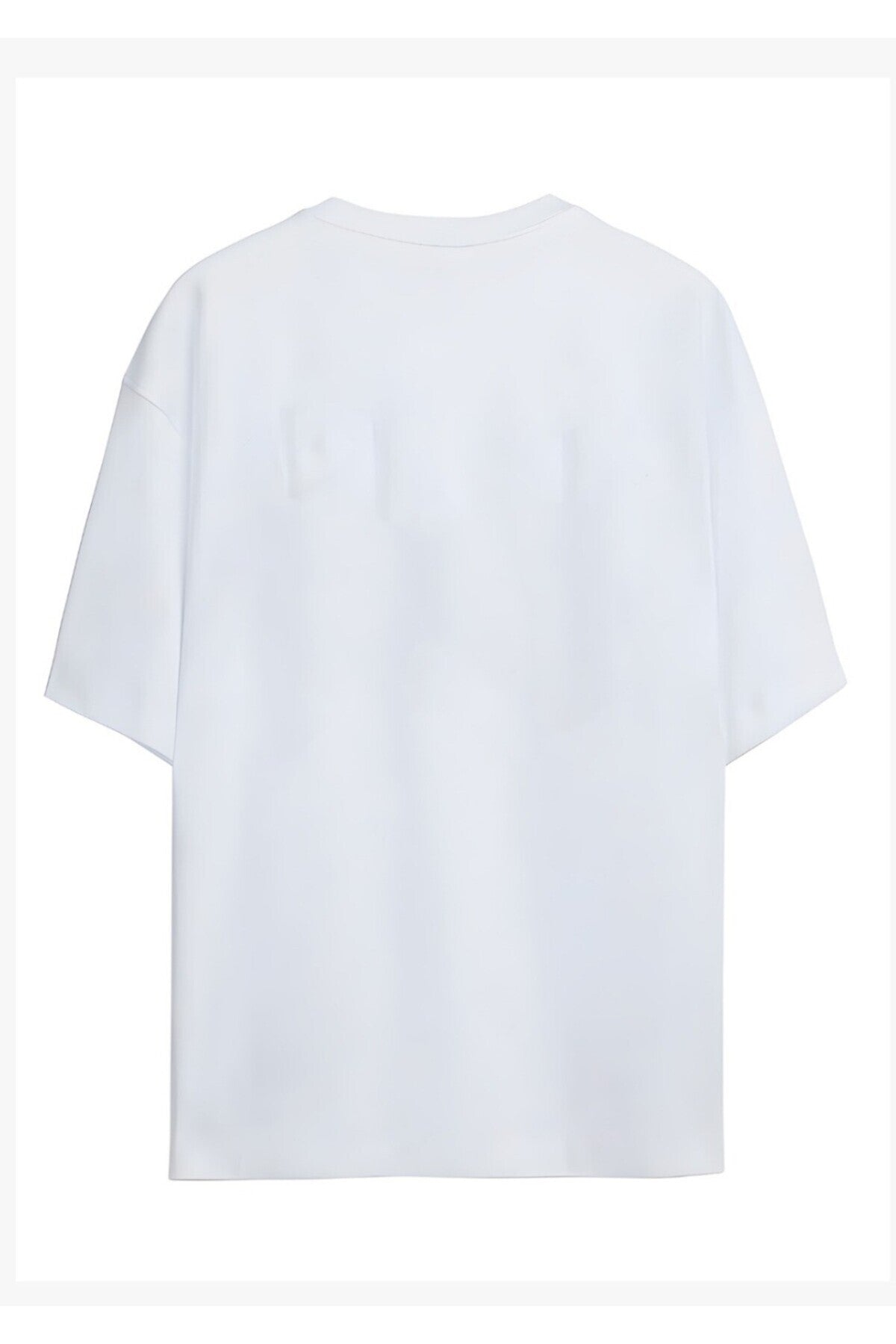 Beyaz Supernatural Tasarımı Unisex Pamuklu T-Shirt - 57