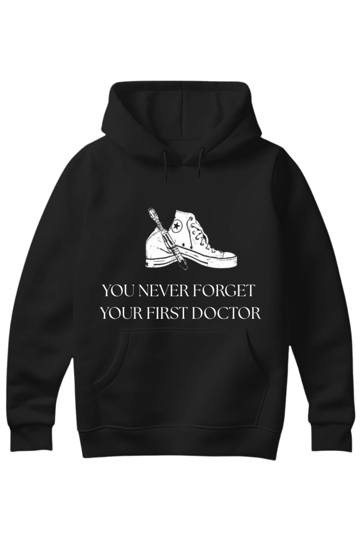 DoctorWho Tasarımı Unisex Kapüşonlu Pamuklu Sweatshirt (Hoodie)