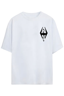 Skyrim Tasarimi Unisex Pamuklu T-shirt