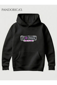 LIFE IS STRANGE BEFORE THE STORM Tasarımı Yazılı Baskılı Unisex Kapüşonlu Pamuklu Sweatshirt Hoodie
