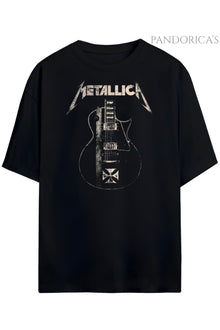 Pandorica’s Metallica Tasarımı Baskılı Unisex Pamuklu T-shirt