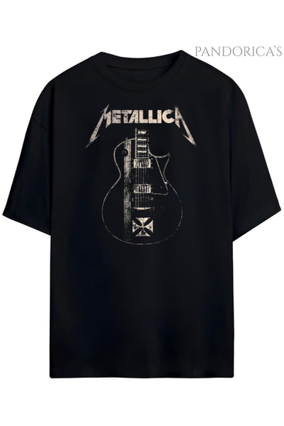 Pandorica’s Metallica Tasarımı Baskılı Unisex Pamuklu T-shirt