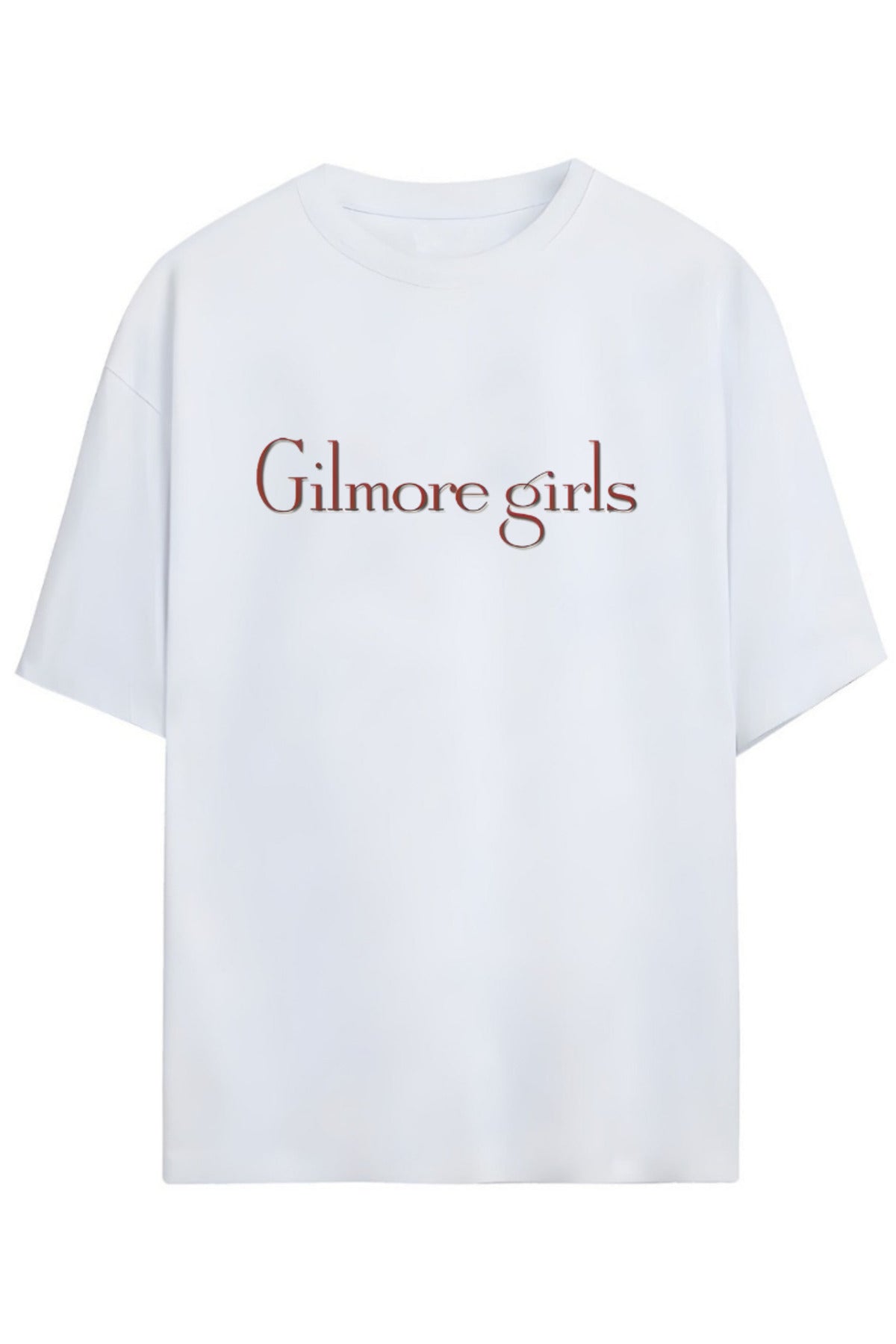 Gilmore Girls Tasarım Serisi İkonik Stars Hollow Evrenindeki İkonik Dükkanlar Yazılı Ön Ve Sırt Baskılı Unisex Tişört