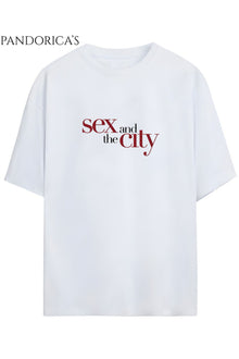 Sex And The City Tasarım Serisi Yazılı Baskılı Relaxed Kalıp Pamuklu Tişört