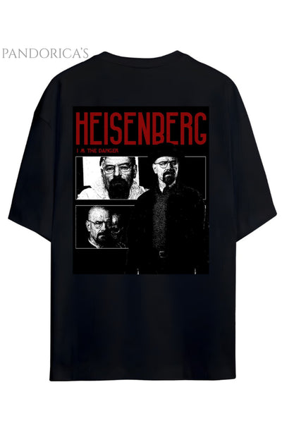 Pandorica's Breaking Bad Walter White Heisenberg Sırt&Göğüs Tasarımı Baskılı Unisex Pamuklu T-shirt