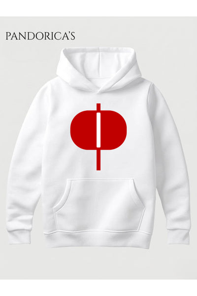 INVINCIBLE Tasarım Serisi OMNI-MAN LOGOLU Yazılı Baskılı Unisex Kapüşonlu Pamuklu Sweatshirt (Hoodie)