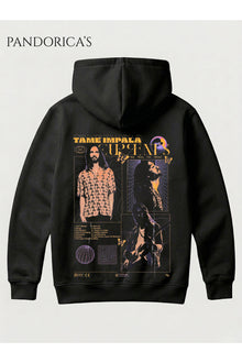Tame Impala Tasarımı Yazılı Sırt Baskılı Kapüşonlu Pamuklu Sweatshirt Hooded Hoodie