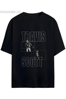 Travis Scott Tasarım Serisi Yazılı Baskılı Pamuklu Unisex Tişört