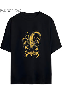 Pandorica’s Scorpions Tasarımı Unisex Pamuklu Tişört