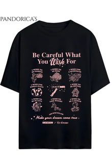 OBSESSION Tasarımı Yazılı Baskılı Pamuklu Relaxed Kalıp Unisex T-shirt