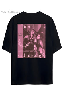 Pandorica's Miley Cyrus Ariana Grande Lana Del Rey Tasarımı Sırt Baskılı Unisex Pamuklu T-shirt