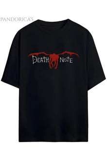 DEATH NOTE ANİME TASARIM SERİSİ RYUK BASKILI UNISEX PAMUKLU TİŞÖRT