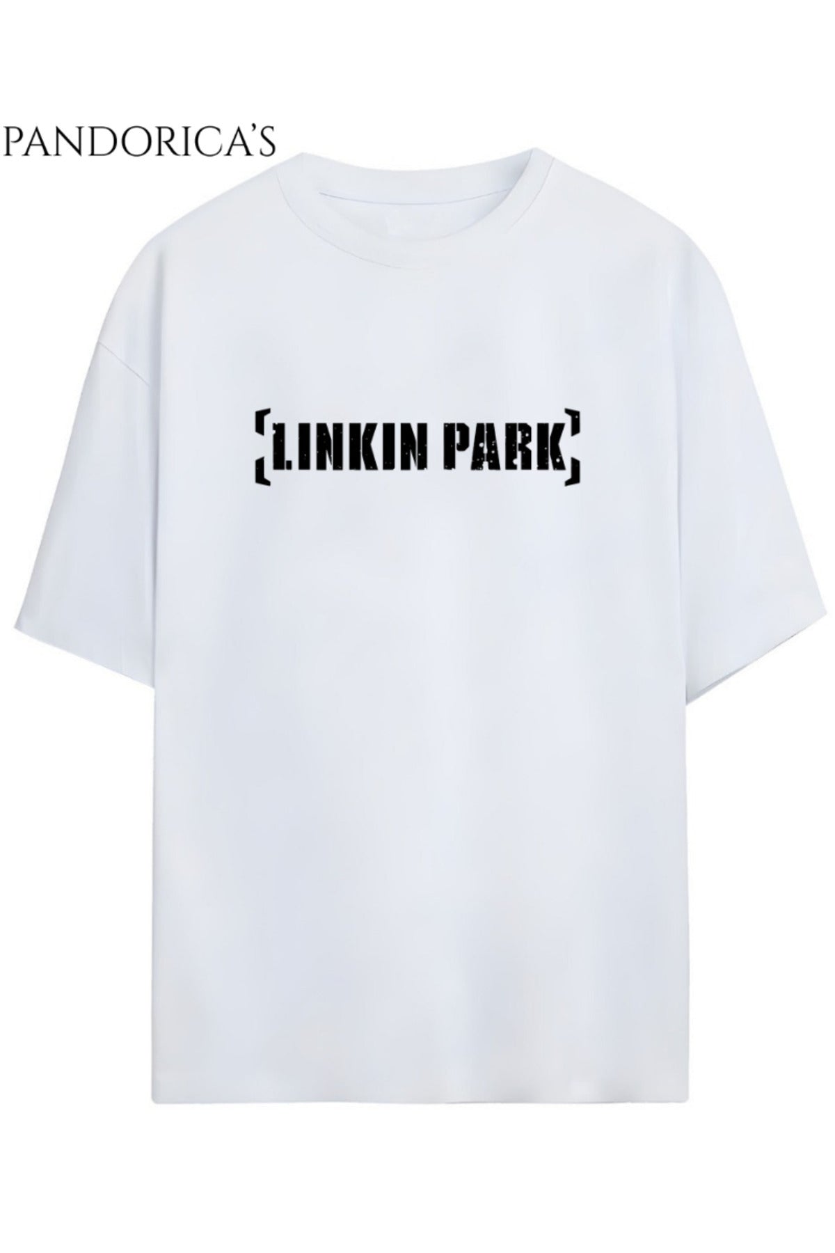 Linkin Park "Hybrid Theory" Albüm Tasarımı Yazılı Sırt Ve Ön Baskılı Unisex Pamuklu T-Shirt