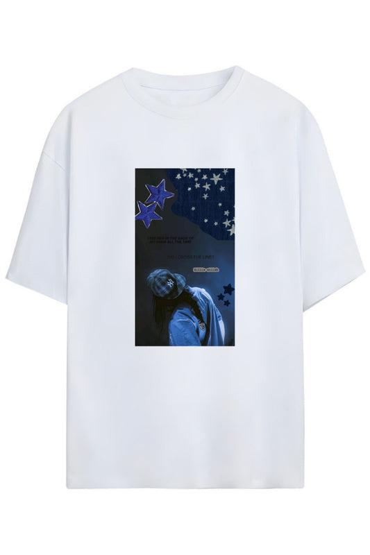 Billie Eilish Tasarimi Unisex Pamuklu T-shirt