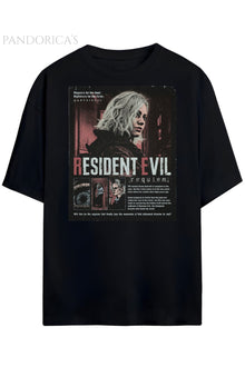 Pandorica's Resident Evil Requiem Grace Ashcroft Tasarimi Unisex Pamuklu T-shirt