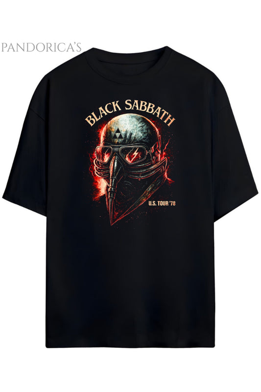 Pandorica's Black Sabbath Tasarımı Unisex Pamuklu T-shirt