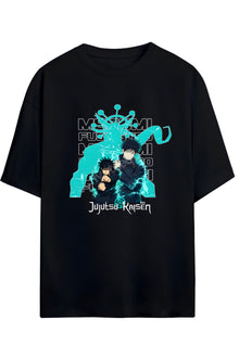 Jujutsu Kaisen Anime Serisi Baskılı Yazılı Pamuklu Unisex Tişört