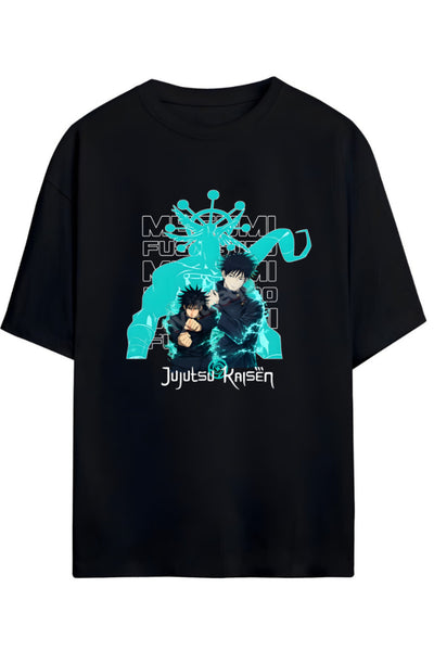Jujutsu Kaisen Anime Serisi Baskılı Yazılı Pamuklu Unisex Tişört