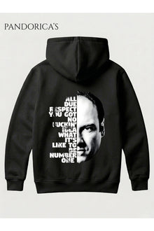 THE SOPRANOS "YOU GOT NO IDEA WHAT IT'S LIKE TO BE NUMBER ONE" İkonik Replik Yazılı SIRT Baskılı Unisex Kapüşonlu Pamuklu Sweatshirt Hoodie