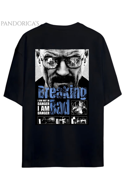Pandorica's Breaking Bad Sırt ve Göğüs Tasarımı Baskılı Unisex Pamuklu T-shirt