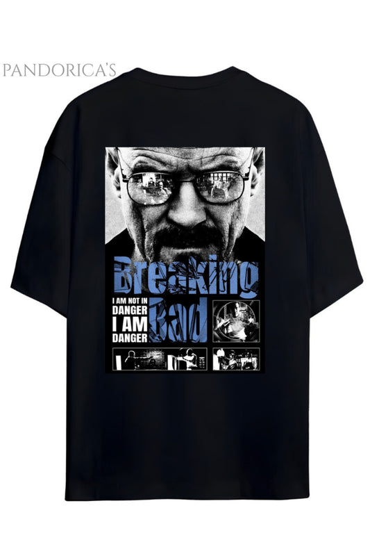 Pandorica's Breaking Bad Sırt ve Göğüs Tasarımı Baskılı Unisex Pamuklu T-shirt