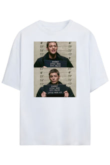 Supernatural Tasarimi Unisex Pamuklu T-shirt