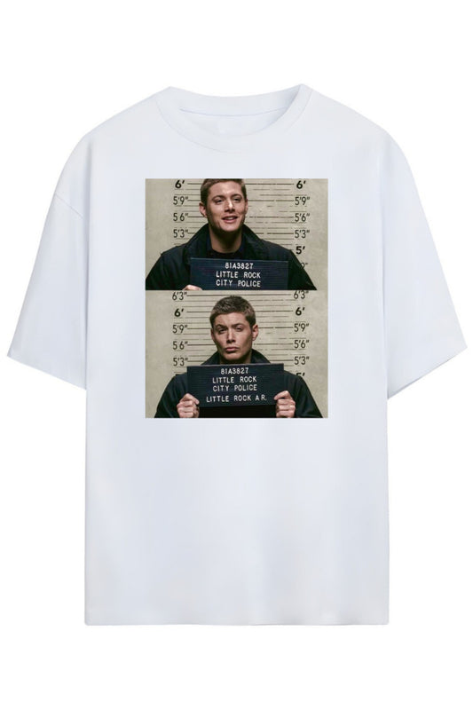 Supernatural Tasarimi Unisex Pamuklu T-shirt