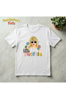Pandorica's Taylor Swift Tasarımı Pamuklu Unisex Çocuk T-shirt