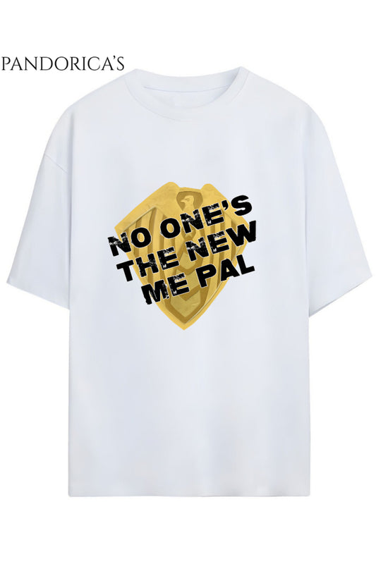 The Boys SOLDIER BOY İkonik Sözü "NO ONE'S THE NEW ME PAL" Yazılı Baskılı Unisex Pamuklu Tişört