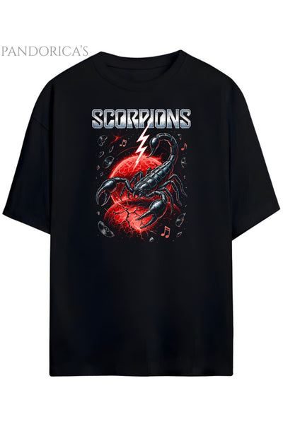 Pandorica’s Scorpions Tasarımı Unisex Pamuklu T-shirt