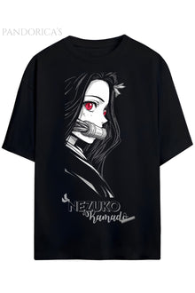 Pandorica's Demon Slayer Tasarimi Unisex Pamuklu T-shirt