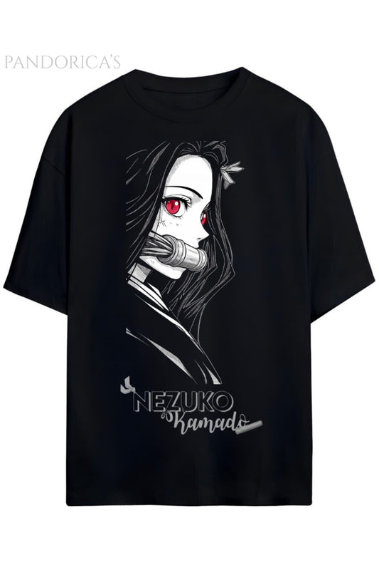 Pandorica's Demon Slayer Tasarimi Unisex Pamuklu T-shirt