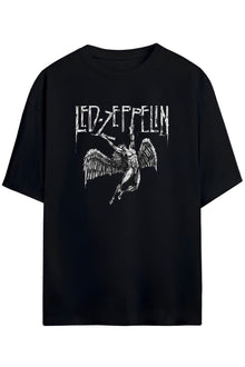 Led Zeppelin Tasarimi Unisex Pamuklu T-shirt