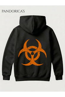 RESIDENT EVIL 7 BIOHAZARD Tasarımı Yazılı SIRT VE ÖN Baskılı Unisex Kapüşonlu Pamuklu Gamer Sweatshirt Hoodie