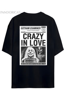 Pandorica's Joker Tasarımı Sırt Ve Göğüs Baskılı Folie Yazılı Unisex Pamuklu T-shirt
