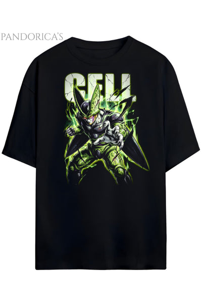 Pandorica's Dragon Ball Z CELL Tasarimi Unisex Pamuklu T-shirt