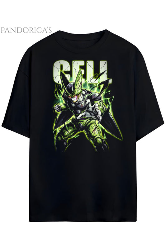 Pandorica's Dragon Ball Z CELL Tasarimi Unisex Pamuklu T-shirt